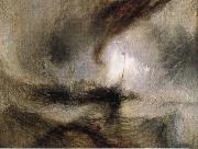 J.M.W. Turner Snow Storm-Steam-Boat off a Harbour-s Mouth